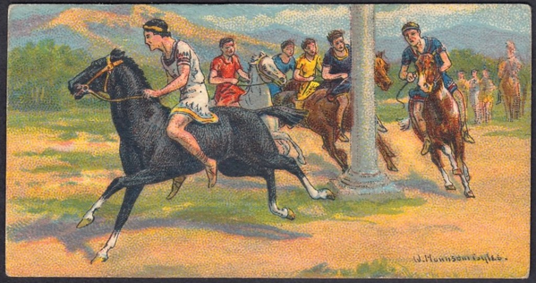 Gara di equitazione nell'Antica Grecia