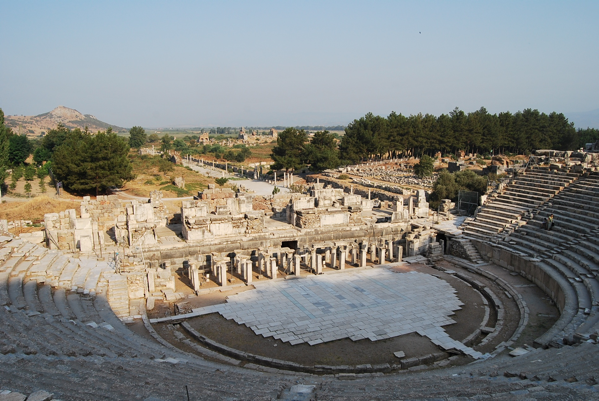 Le rovine del Grande Teatro di Efeso