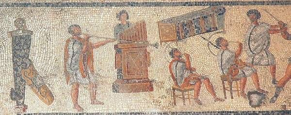 Musicisti romani in un mosaico del III secolo
