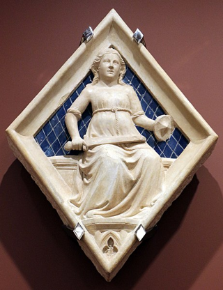 Allegoria della retorica, rilievo del campanile di Giotto