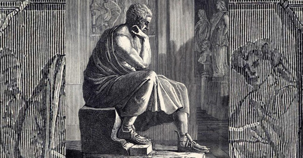 Aristotele, incisione ottocentesca