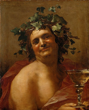 Bacco, dipinto di Jan van Dalen, 1648