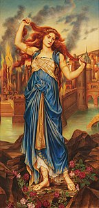  Cassandra, Evelyn De Morgan, 1878