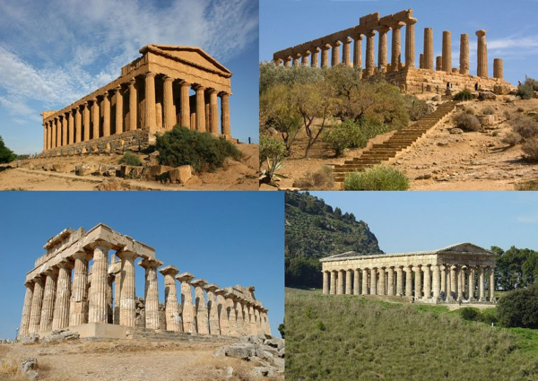 La valle dei templi in Sicilia