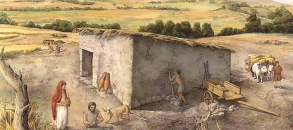 La vita di campagna dei poveri agricoltori nell'Antica Roma 