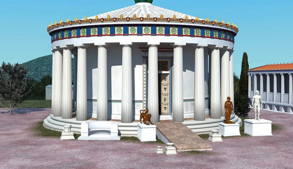 Ricostruzione del santuario di Asclepio ad Epidauro