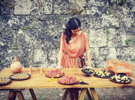 Un tipico pranzo dell'Antica Grecia