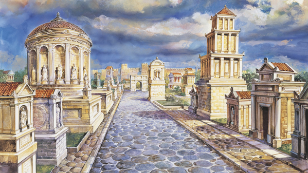 Una strada romana