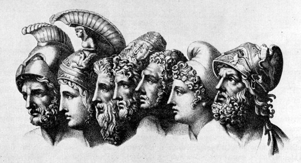 Gli eroi dell'Iliade di Omero, Nikolai Utkin, 1829a