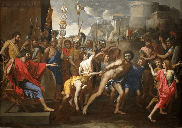 Camillo e il maestro di scuola di Falerii, Nicolas Poussin, 1637