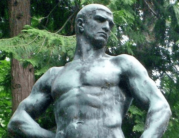 Coriolano, statua a Plau am See di Wilhelm Wandschneider (1903