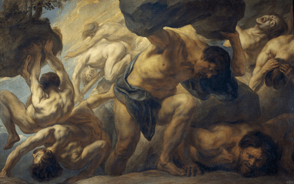 Jacob Jordaens - La caduta dei giganti, 1636-1638