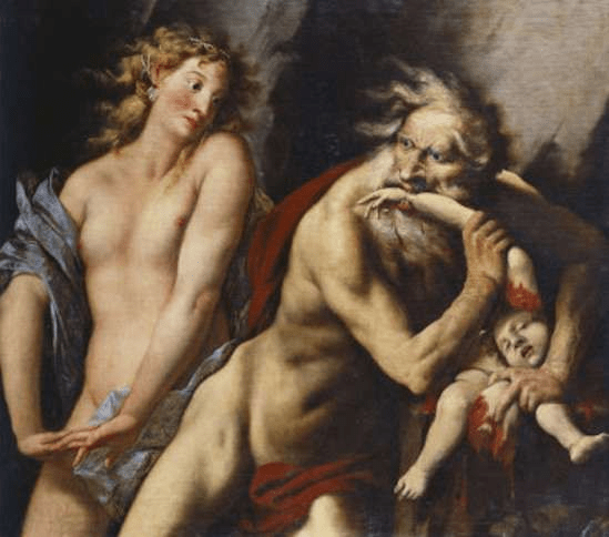 Pietro Muttoni - Crono che divora il figlio, 1678