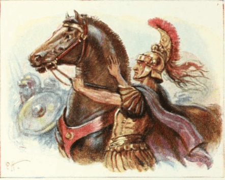 Illustrazione da Lays of ancient Rome, 1859
