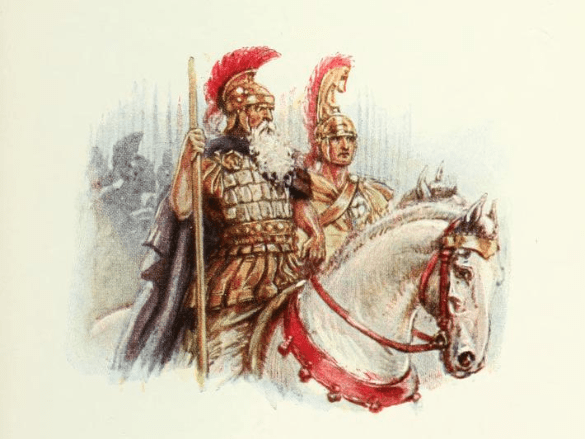 Illustrazione da Lays of ancient Rome, 1859