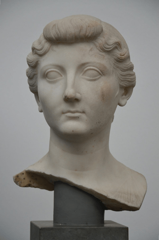 Livia Drusilla, moglie dell'imperatore Augusto, dal Fayum (Egitto), copia del 4 d.C. o successiva all'originale del 27-23 a.C., Ny Carlsberg Glyptotek, Copenhagen